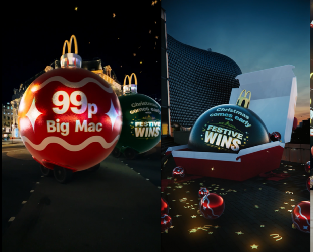 McDonald's launches Festive Wins faux out of home campaign